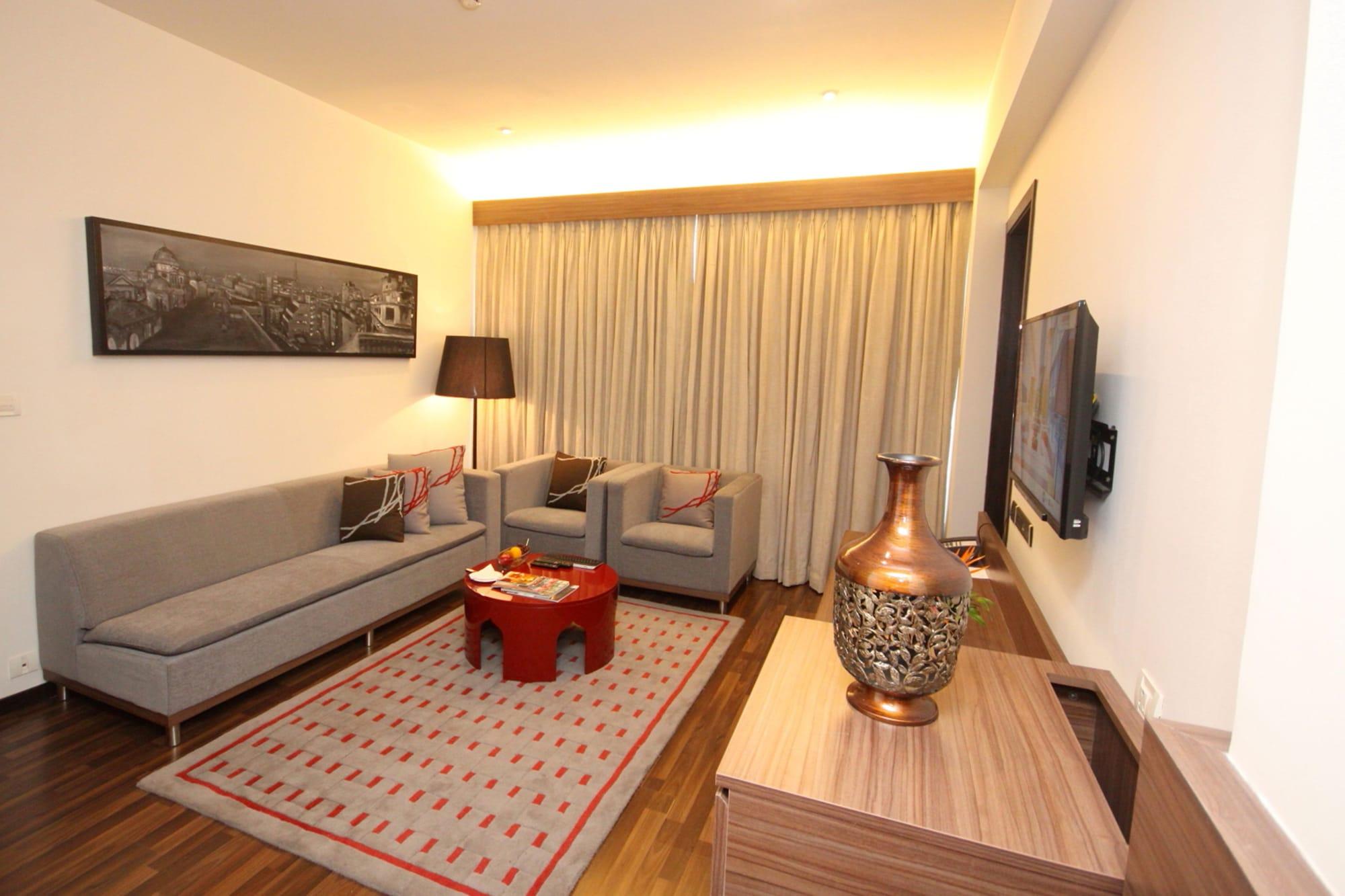 Vivanta Kolkata Em Bypass Kültér fotó Living room